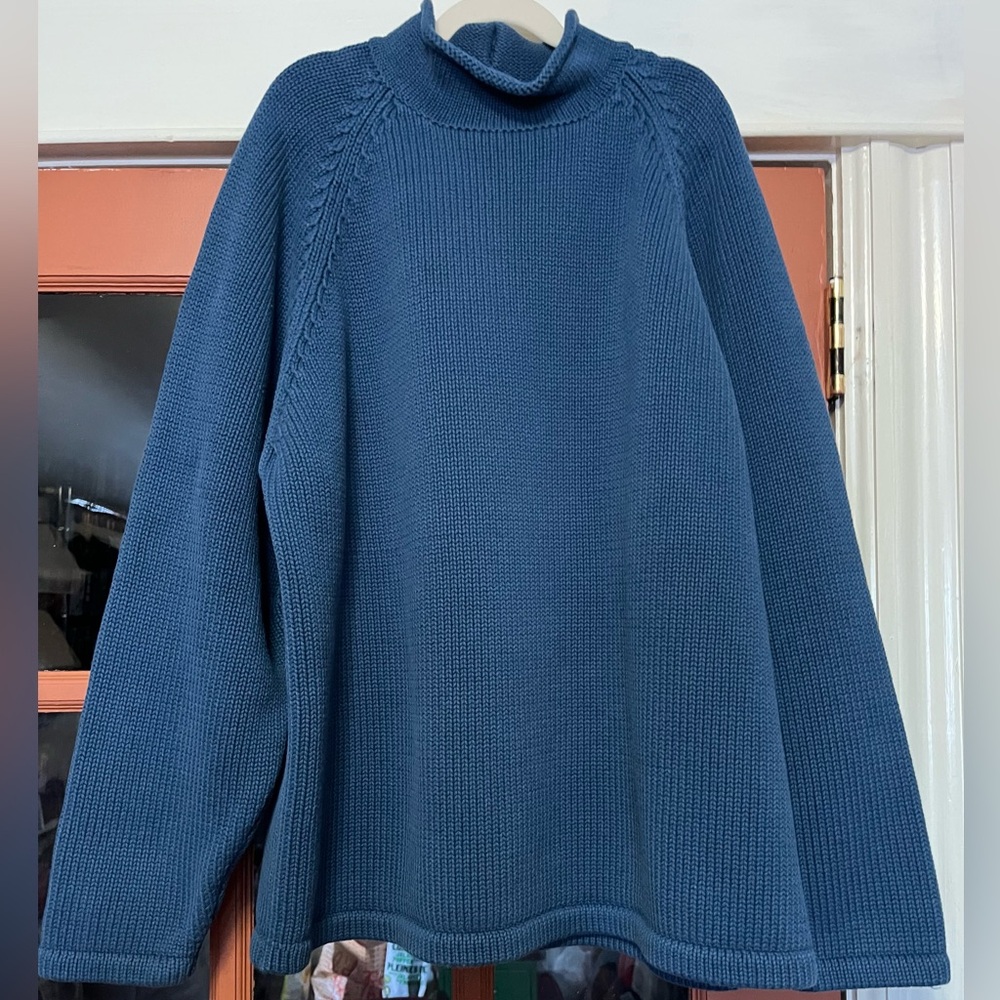 Vintage J Crew Cotton Rollneck Sweater